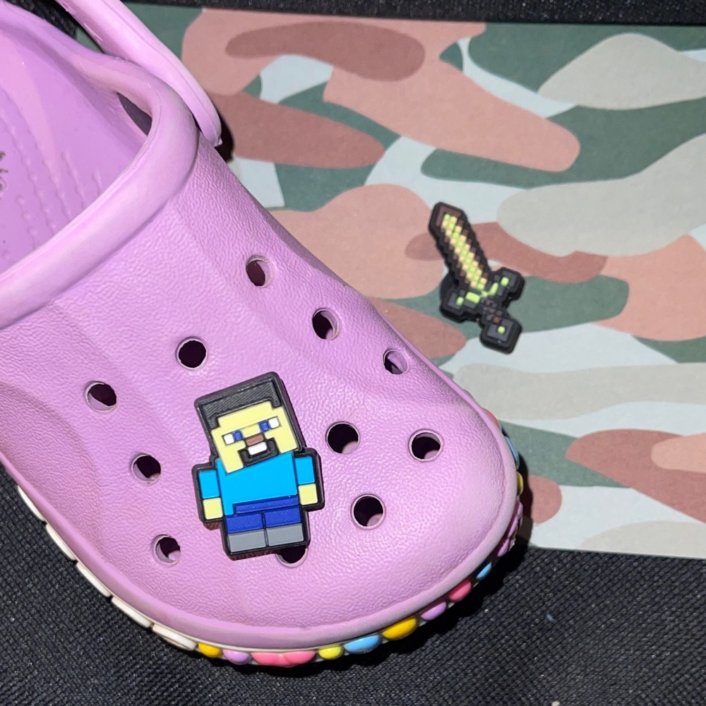 Minecraft Jibbitz.